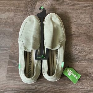 NWT- Sanuk Women's Shoes -Pair O Dice Hemp- Desert Sage